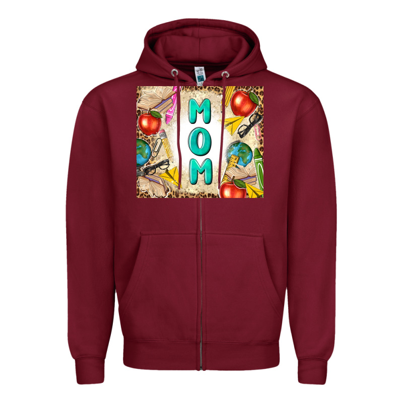 Teacher Mom Mother's Day Zipper Hoodie by TumblerDesignByShophia | Teevron