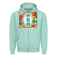 Seafoam teacher mom mother's day Zipper Hoodie - TumblerDesignByShophia