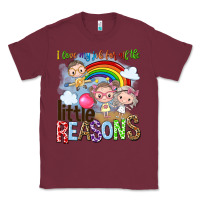 Burgundy i love my job for all the little reasons Classic Tee - NancyCooperArtShop