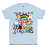 Dusty Blue i love my job for all the little reasons Classic Tee - NancyCooperArtShop