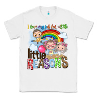 White i love my job for all the little reasons Classic Tee - NancyCooperArtShop