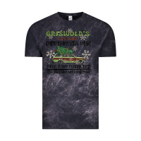 Cloud Black christmas tree farm Vintage Tee - MaliasSmallBusiness