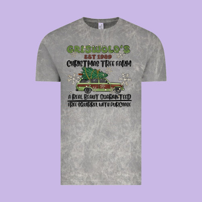 Christmas Tree Farm Vintage Tee Designed By Maliassmallbusiness
