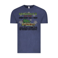 Vintage Denim christmas tree farm Vintage Tee - MaliasSmallBusiness