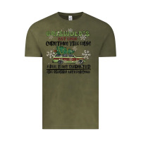 Vintage Olive christmas tree farm Vintage Tee - MaliasSmallBusiness