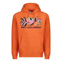 Carrot peace love nursing Premium Hoodie - CowGirlArtShop