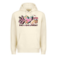 Sandshell peace love nursing Premium Hoodie - CowGirlArtShop