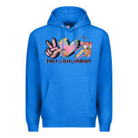 True Royal peace love nursing Premium Hoodie - CowGirlArtShop