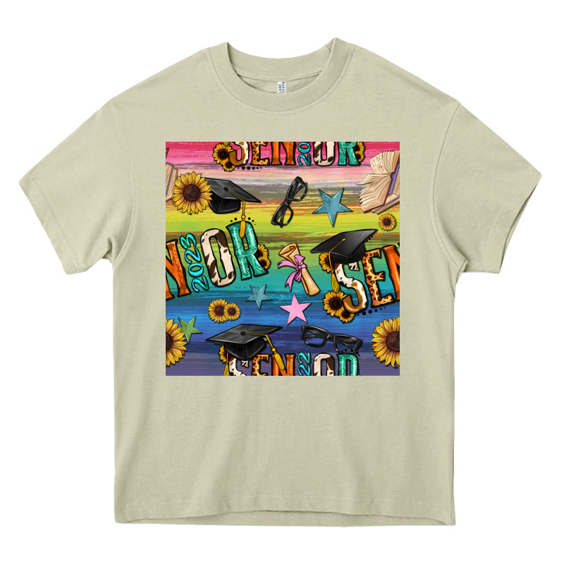 Graduation Seamless Pattern Heavy Core Tee by BundleAndBundleShop | Teevron