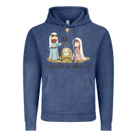 Vintage Denim o come let us adore him Vintage Hoodie - MaliasSmallBusiness