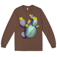 Chestnut Opunthia Santa Rita Cactus Long Sleeve Tee - LillyAllenDesigns
