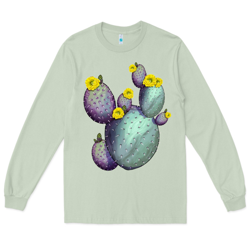 Opunthia Santa Rita Cactus Long Sleeve Tee by LillyAllenDesigns | Teevron