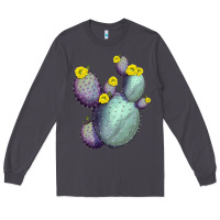 Smoke Opunthia Santa Rita Cactus Long Sleeve Tee - LillyAllenDesigns