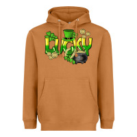 Meerkat Lucky St. Patrick's Day Heavyweight Hoodie - HowdyJamesFarm
