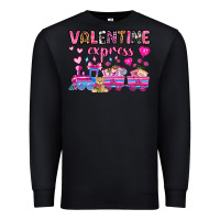 Black valentine express olivia Premium Sweatshirt - OliviaCreatesArt