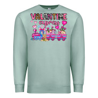 Seafoam valentine express olivia Premium Sweatshirt - OliviaCreatesArt