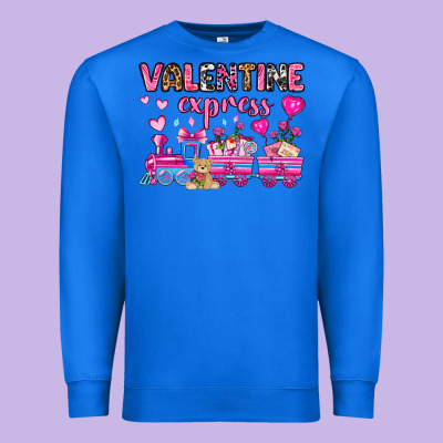 Valentine Express Olivia Premium Sweatshirt Designed By Oliviacreatesart