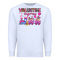 White valentine express olivia Premium Sweatshirt - OliviaCreatesArt