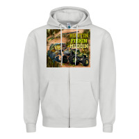 Dove Grey huntin fishin muddin Zipper Hoodie - TumblerDesignByShophia