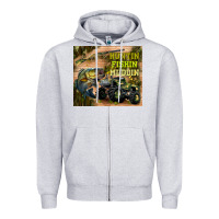 Heather Grey huntin fishin muddin Zipper Hoodie - TumblerDesignByShophia