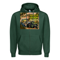 Sports Green huntin fishin muddin Zipper Hoodie - TumblerDesignByShophia
