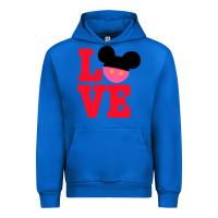 Cobalt Minnie Mouse Urban Hoodie - CowhideDigitalArt