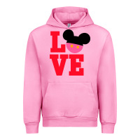 Fuchsia Pink Minnie Mouse Urban Hoodie - CowhideDigitalArt
