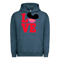 Pigment Midnight Navy Minnie Mouse Urban Hoodie - CowhideDigitalArt