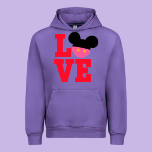Minnie Mouse Urban Hoodie Designed By Cowhidedigitalart