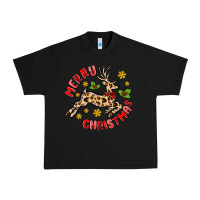 Black merry christmas deer Urban Heavy Tee - MaliasSmallBusiness