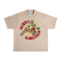 French Oak merry christmas deer Urban Heavy Tee - MaliasSmallBusiness