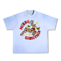 Grape Ice merry christmas deer Urban Heavy Tee - MaliasSmallBusiness