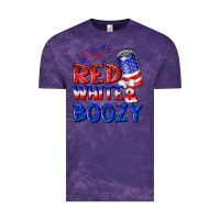 Cloud Purple red white boozy Vintage Tee - NancyCooperArtShop