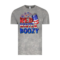 Cloud Rock red white boozy Vintage Tee - NancyCooperArtShop