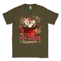 Army Green hot cocoa season Classic Tee - MaliasSmallBusiness