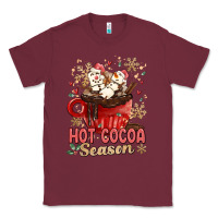 Burgundy hot cocoa season Classic Tee - MaliasSmallBusiness