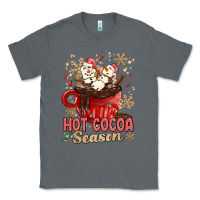 Charcoal Heather hot cocoa season Classic Tee - MaliasSmallBusiness
