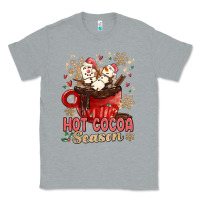 Heather Grey hot cocoa season Classic Tee - MaliasSmallBusiness