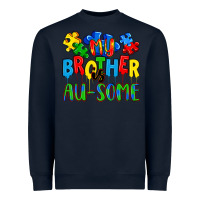 Navy my brother is au some a Heavyweight Sweatshirt - Artiststas