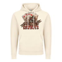 Vintage Artic long live cowboys cards Vintage Hoodie - NancyCooperArtShop