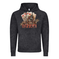 Vintage Black long live cowboys cards Vintage Hoodie - NancyCooperArtShop