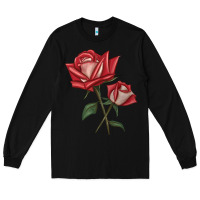 Black Love Rose Long Sleeve Tee - LillyAllenDesigns