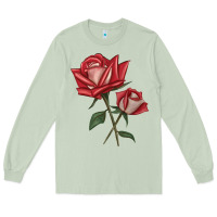 Matcha Love Rose Long Sleeve Tee - LillyAllenDesigns