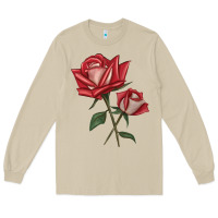 Mushroom Love Rose Long Sleeve Tee - LillyAllenDesigns