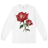 White Love Rose Long Sleeve Tee - LillyAllenDesigns