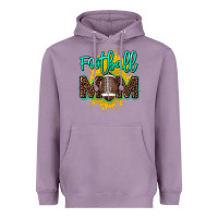 Lavender Football Mom mother's day Heavyweight Hoodie - HowdyJamesFarm