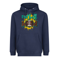 Navy Football Mom mother's day Heavyweight Hoodie - HowdyJamesFarm