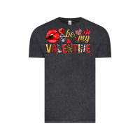 Vintage Black be my valentine Vintage Tee - NancyCooperArtShop