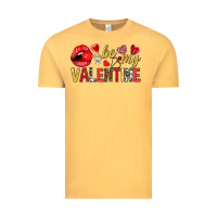 Vintage Mustard be my valentine Vintage Tee - NancyCooperArtShop