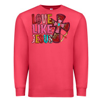 Cardinal love like jesus Premium Sweatshirt - OliviaCreatesArt